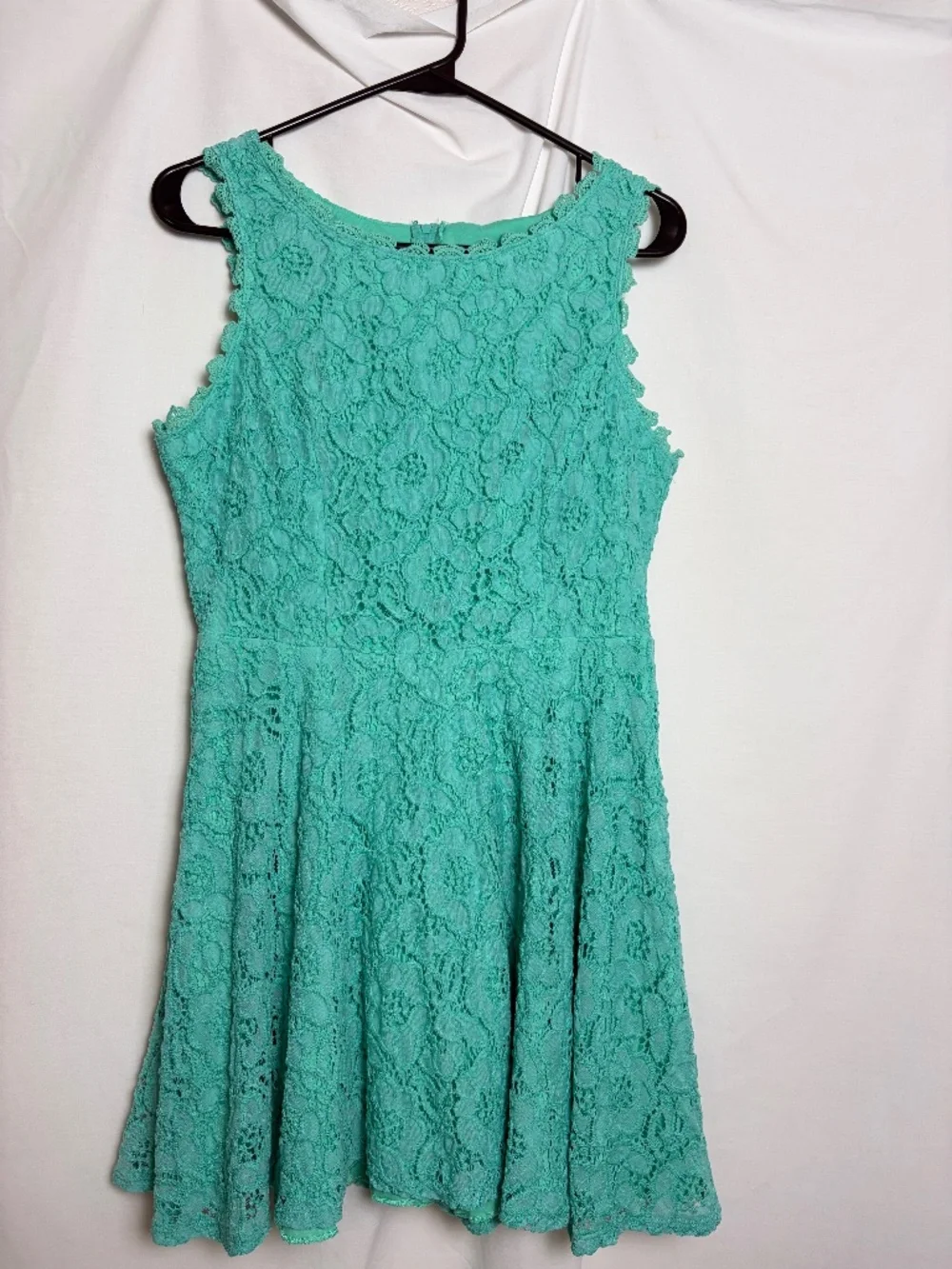 city studio green dress City Studio | Dresses | City Studio Green Lace Sleeveless Dress Junior 3